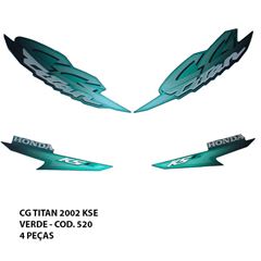 ADESIVO TITAN 125 KSE 2002 - VERDE