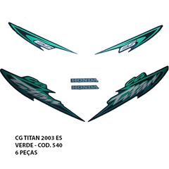 ADESIVO TITAN 125 2003 ES - VERDE