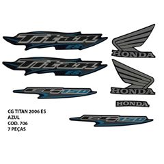 ADESIVO TITAN 150 ES 2006 - AZUL