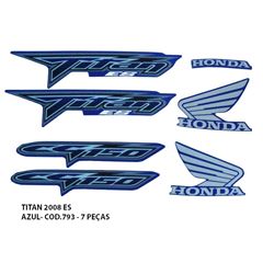 ADESIVO TITAN 150 2008 ES - AZUL