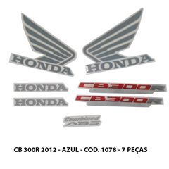 ADESIVO CB 300R 2012 - AZUL
