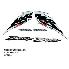 ADESIVO BROS 125 KS 2003 - AZUL