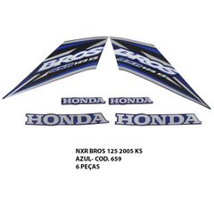 ADESIVO BROS 125 KS 2005 - AZUL