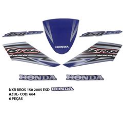 ADESIVO BROS 150 2005 - AZUL
