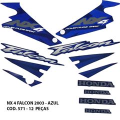 ADESIVO NX 400 FALCON 2003 - AZUL