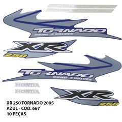 ADESIVO TORNADO 250 2005 - AZUL