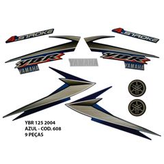 ADESIVO YBR 125 2004 - AZUL
