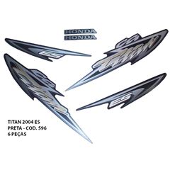 ADESIVO TITAN 125 ES 2004 - PRETO