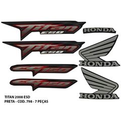ADESIVO TITAN 150 2008 ESD - PRETO