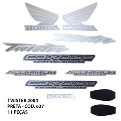 ADESIVO TWISTER 250 2004 - PRETO