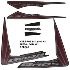 ADESIVO BROS 150 2009 KS - PRETO