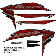 ADESIVO BROS 150 2010 KS - PRETO