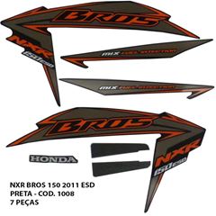 ADESIVO BROS 150 2011 ESD - PRETO