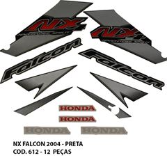 ADESIVO NX 400 FALCON 2004 - PRETO