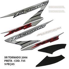 ADESIVO TORNADO 250 2006 - PRETO