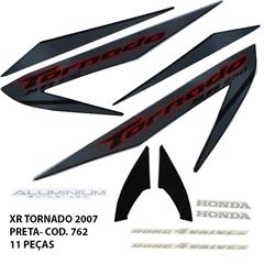 ADESIVO TORNADO 250 2007 - PRETO