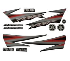 ADESIVO YBR 125 2005 - PRETO