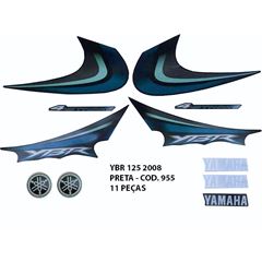 ADESIVO YBR 125 2008 - PRETO