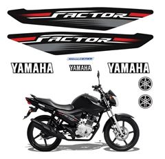 ADESIVO FACTOR 125I 2017>2018 - PRETO