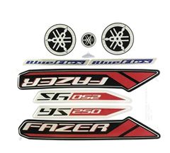 ADESIVO FAZER 250 BLUE FLEX 2013 - PRETO