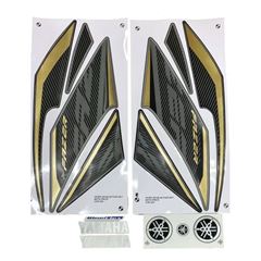 ADESIVO FAZER 250 BLUE FLEX 2017 - PRETO