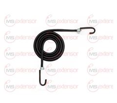 ELASTICO EXTENSOR GANCHO FERRO PT 1,50 MT PRETO