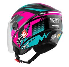 CAPACETE NEW LIBERTY THREE FREQUENCY TAM.58
