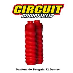 SANFONA BENGALA 32 DENTES VERMELHA