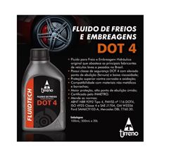 FLUIDO DE FREIO FLUIDTECH DOT4 AMBAR 100ML