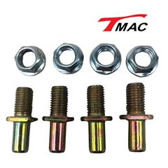 KIT PARAFUSO PRISIONEIRO COROA + PORCA TITAN 125