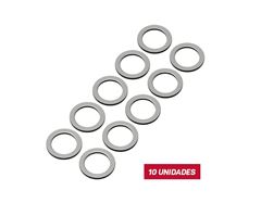 ARRUELA BUJAO OLEO 12MM ALUMINIO - PCT 10 PCS
