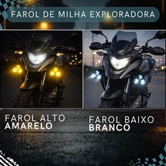 KIT FAROL LED DE MILHA 20W 8-60V AC/DC ( 3 LED )