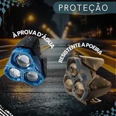 KIT FAROL LED DE MILHA 20W 8-60V AC/DC ( 3 LED )