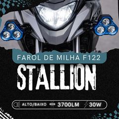 KIT FAROL LED DE MILHA 20W 8-60V AC/DC ( 3 LED )