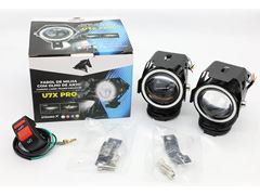 KIT FAROL LED DE MILHA 10W 7.500K C/OLHO ANJO 
