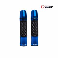 MANOPLA ALUMINIO SNAKE VIPER AZUL ANODIZADO