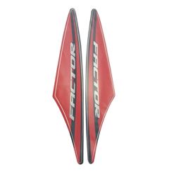 ADESIVO FACTOR 125 K1 2014 VERMELHO / PRETO