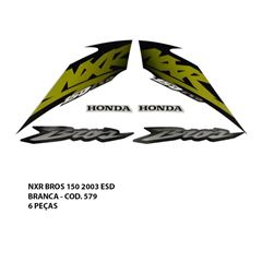 ADESIVO BROS 150 2003 - BRANCO