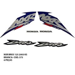ADESIVO BROS 125 KS 2003 - BRANCO