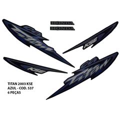 ADESIVO TITAN 125 2003 KSE - AZUL MET.