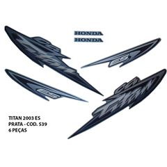 ADESIVO TITAN 125 2003 ES - PRATA