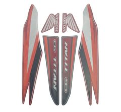 ADESIVO TITAN 160 2017 EX - VERMELHO