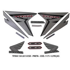 ADESIVO TITAN 150 2015 ESD - PRETO