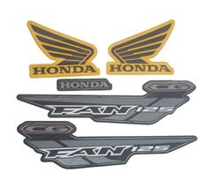 ADESIVO FAN 125 KS 2014 - AMARELO
