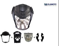 KIT CARENAGEM FAROL FAN 160 2024 CINZA EMBRARE