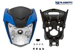 KIT CARENAGEM FAROL TITAN 160 22 AZUL CARAIVA