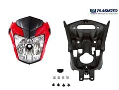 KIT CARENAGEM FAROL TITAN 160 22> VERMELHO GUARAU