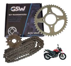 KIT RELACAO C/CORRENTE SHINERAY JEF / FREE 150