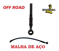 FLEXIVEL FREIO DIANT CRF 230F (MALHA DE ACO) PRETO