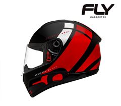 CAPACETE DRIVE 2 HG 360 PRETO/VERMELHO - TAM.58